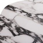 Wood and Stone Coffee Table Hydra White