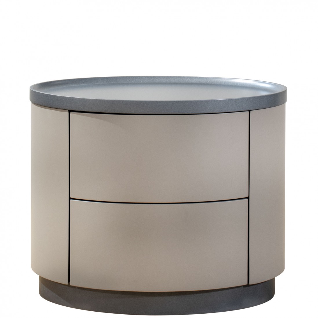 Wooden Bedside Table with 2 Drawers Dorado Beige