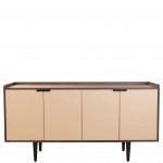 4-Door Wooden Sideboard Cygnus Beige