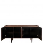 4-Door Wooden Sideboard Cygnus Beige