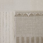 Geometric Area Rug Buckley 42323/060 Ivory White