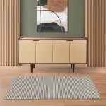 Geometric Area Rug Wooly 12101/370 Gray