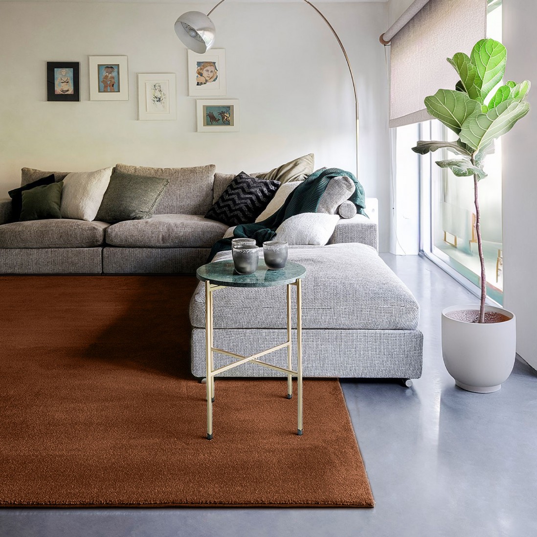 Custom Rug Altino 65 Orange