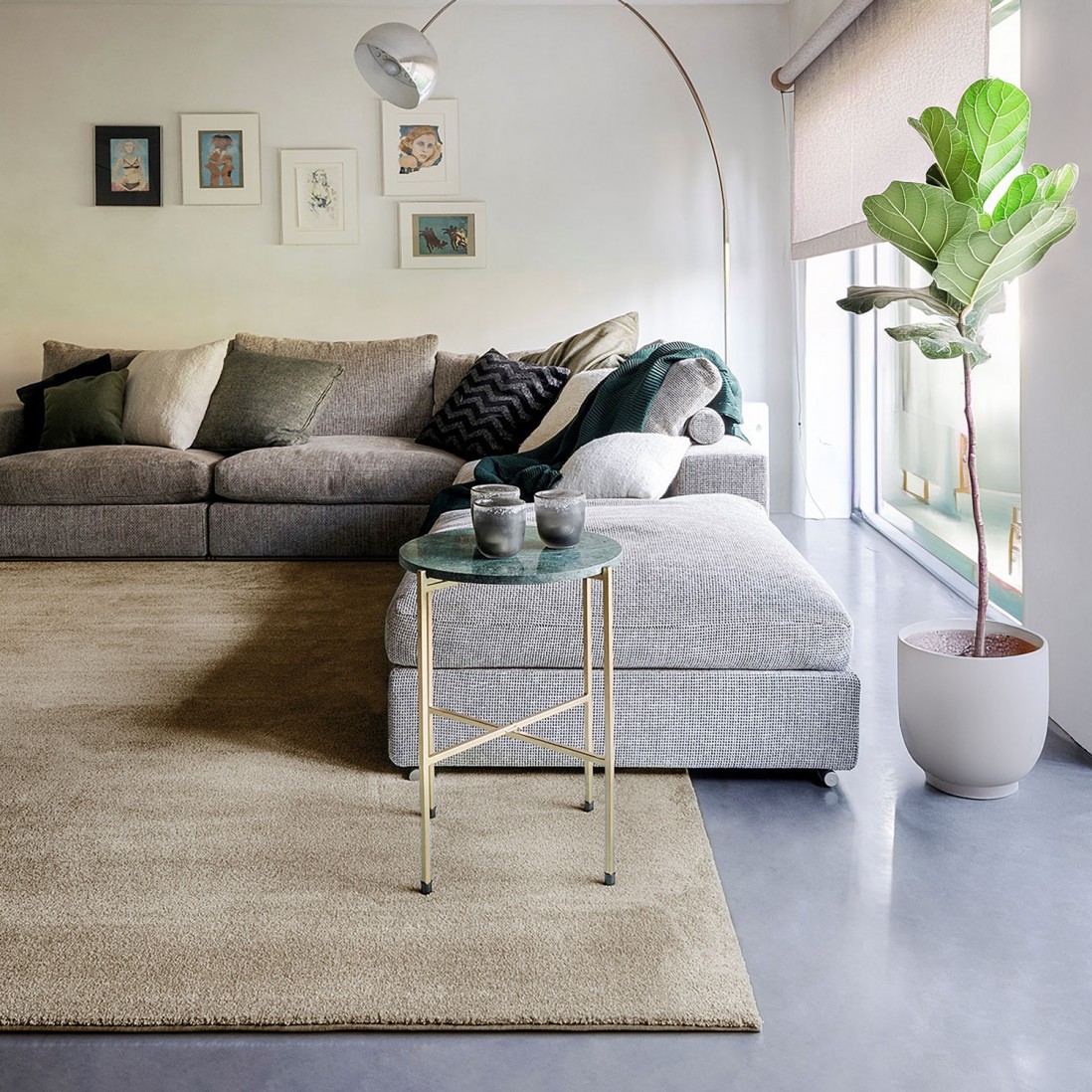 Custom Rug Altino 33 Beige
