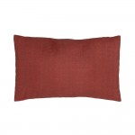 Plain Decorative Cushion Garnet Red
