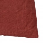 Plain Decorative Cushion Garnet Red