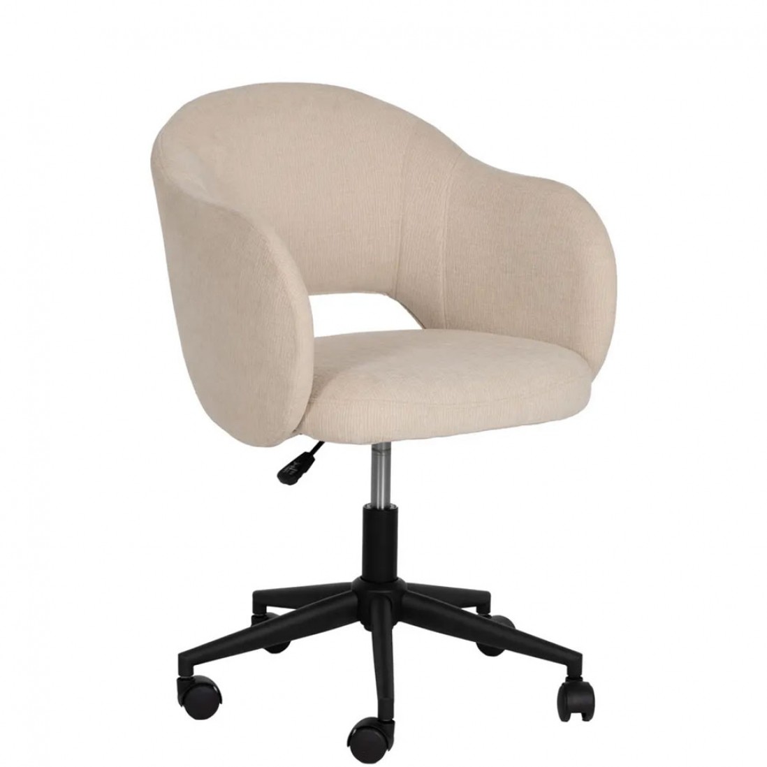 Swivel Office Chair with Wheels 535 Cream