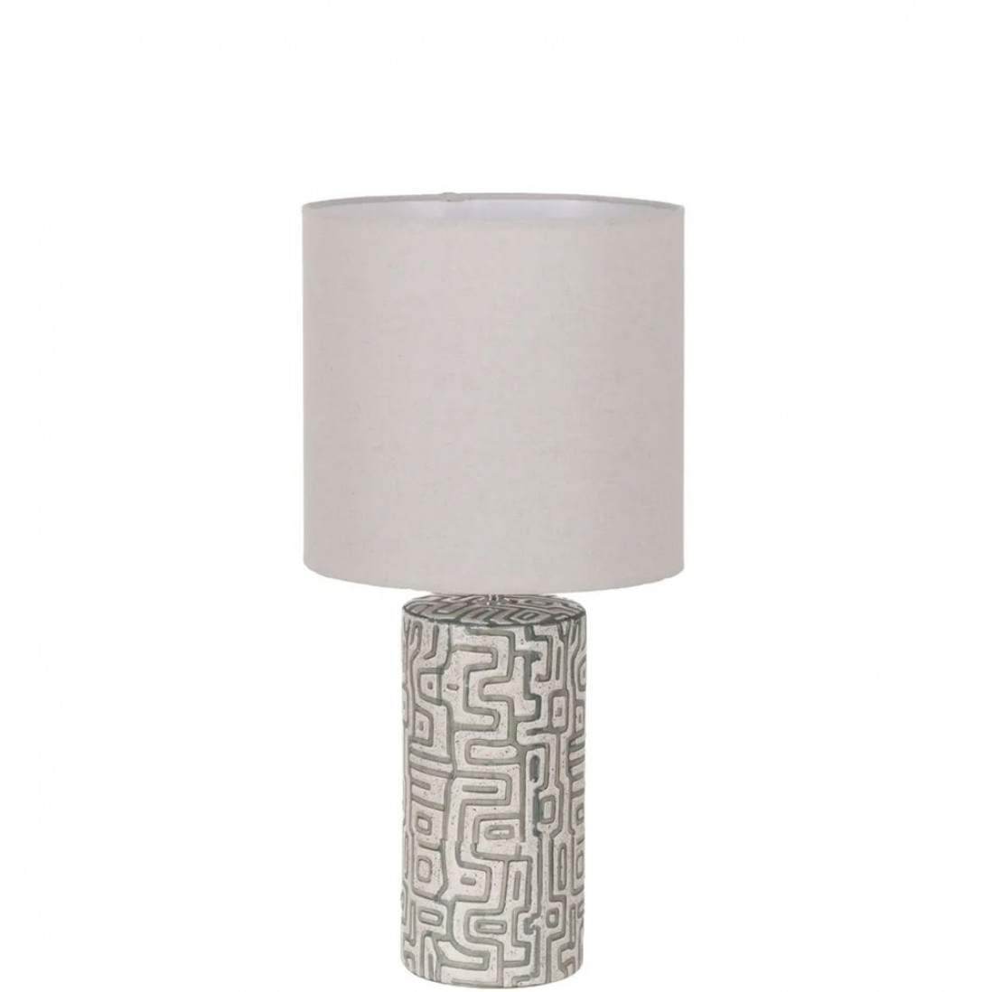Candeeiro de Mesa de Cermica 084 Branco