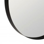 Round Metal Mirror 848 Black