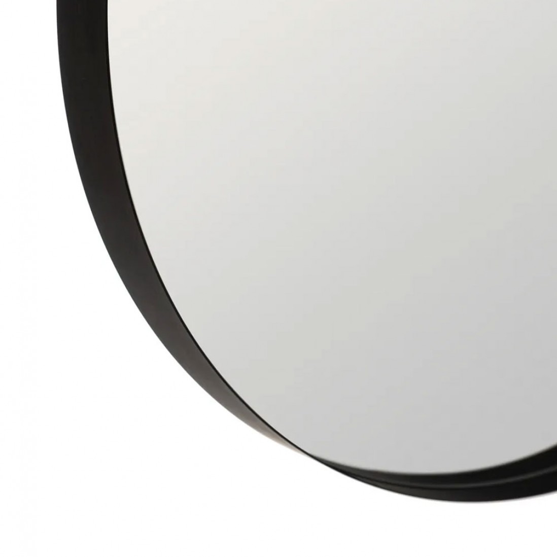 Round Metal Mirror 848 Black