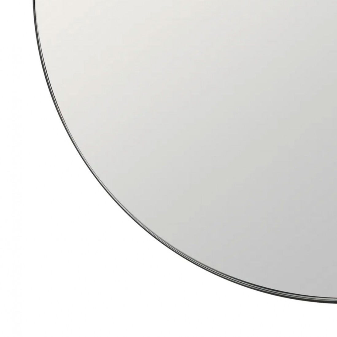 Round Metal Mirror 848 Black