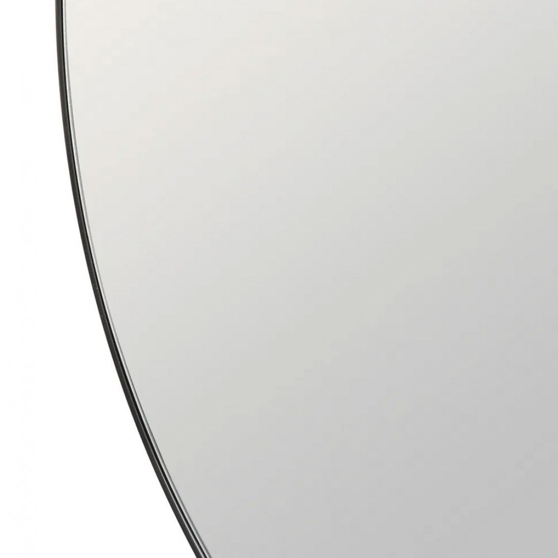 Round Metal Mirror 848 Black