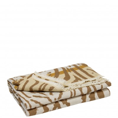 Leo Carded Blanket Camel