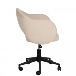 Swivel Office Chair with Wheels 535 Cream