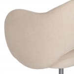 Swivel Office Chair with Wheels 535 Cream