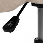 Swivel Office Chair with Wheels 535 Cream