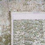 Abstract Area Rug Moon Chenille 9727 Green