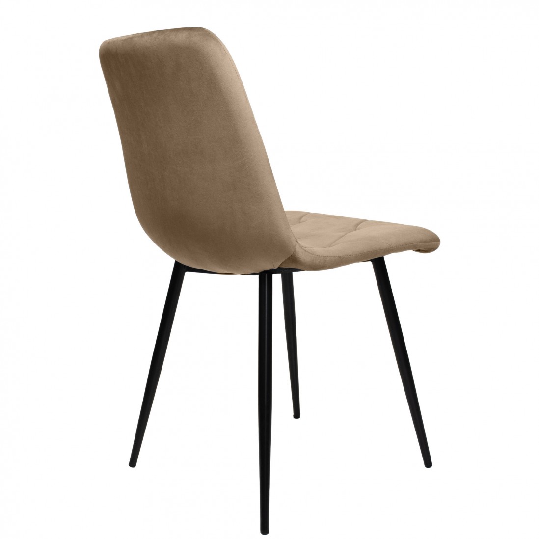 Velvety Dining Chair Grenoble Brown