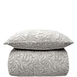 Edredn Cama Doble Jasmine Floral Gris
