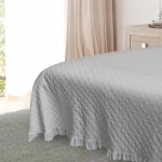 Edredn Cama Doble Milan Geomtrico Gris