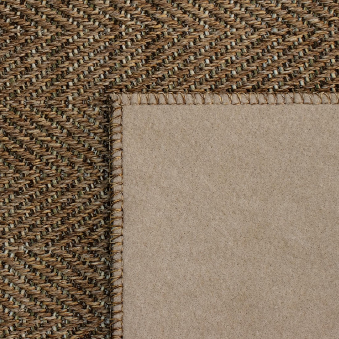 In & Out Area Rug Togo 41306/085 Green/Camel