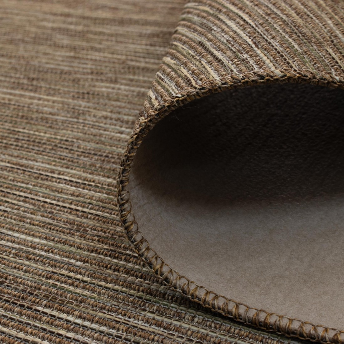 In & Out Area Rug Togo 41303/085 Green/Camel