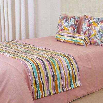Color Abstract Abstract Bed Throw Multicolor