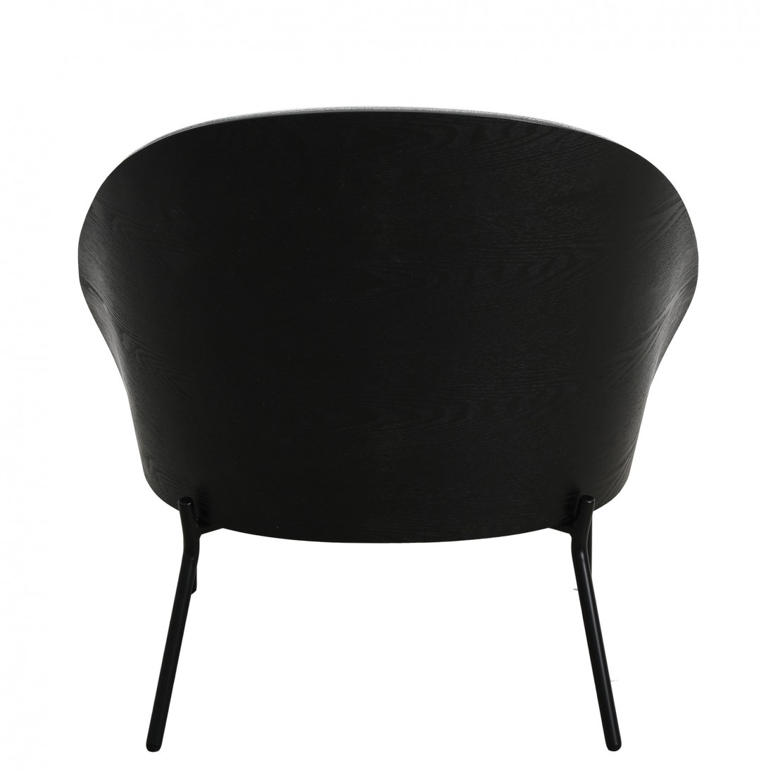 Metal and Fabric Armchair Gray
