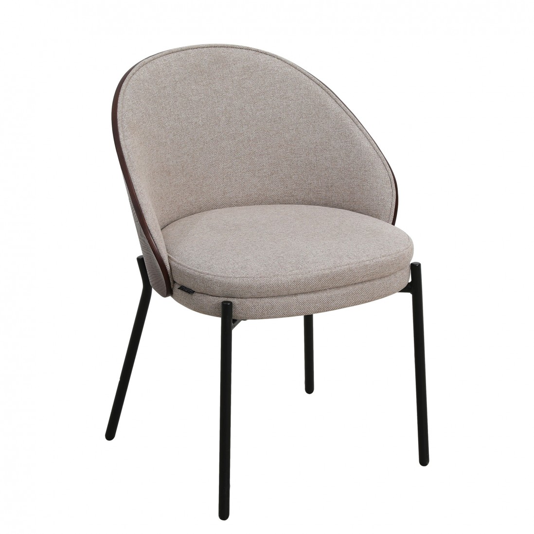 Silla de Comedor de Tejido Arles Gris Pardo