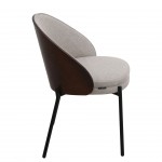 Silla de Comedor de Tejido Arles Gris Pardo