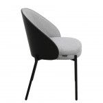 Silla de Comedor de Tejido Arles Gris