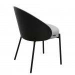 Silla de Comedor de Tejido Arles Gris