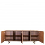 4-Door Wooden Sideboard Taurus Brown