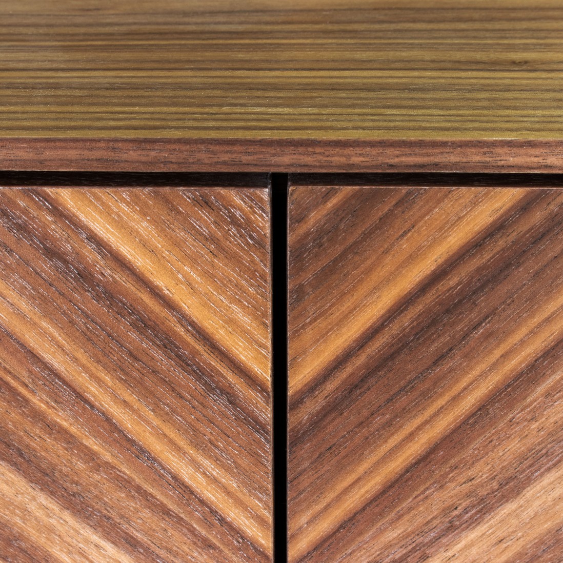 4-Door Wooden Sideboard Taurus Brown