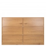 Wooden Bookcase with 6 Shelves Sagitta Brown