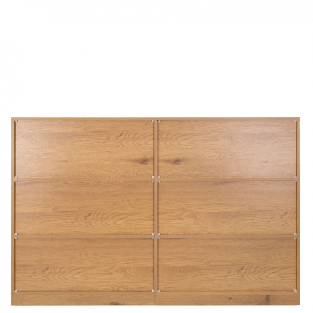 Wooden Bookcase with 6 Shelves Sagitta Brown