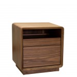 Wooden Bedside Table Ara Brown