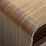Wooden Bedside Table Ara Brown