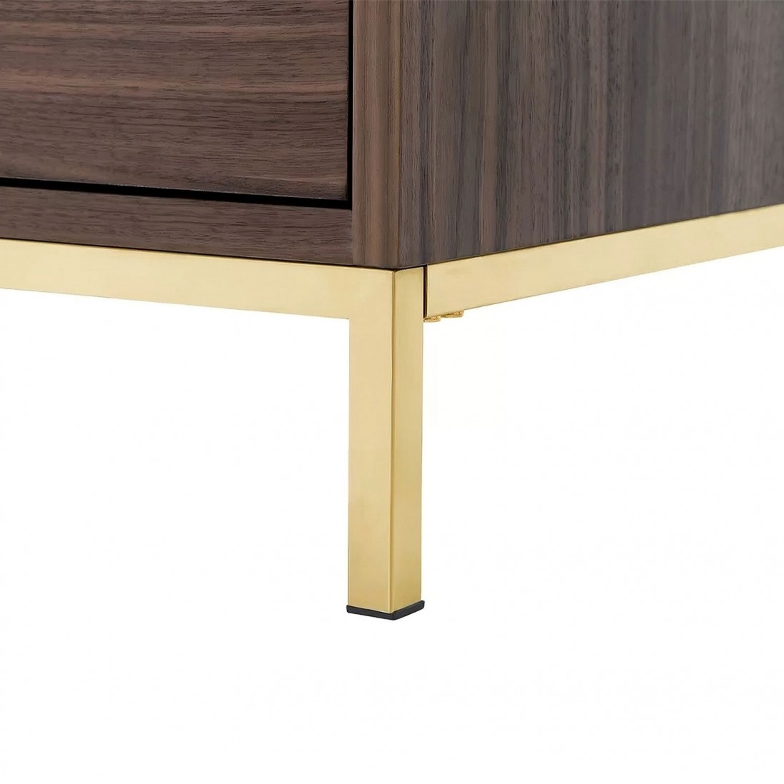 Wooden Bedside Table Puppis Brown