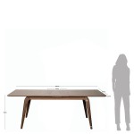 Wooden Extensible Dining Table 160(200)X90 cm Auriga
