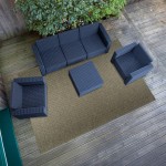 In & Out Area Rug Corinto 98071/402899 Dark Green