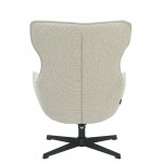 Silln con Sistema Giratorio y Reclinable con Reposapis Rennes Beige