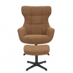 Silln con Sistema Giratorio y Reclinable con Reposapis Rennes Naranja