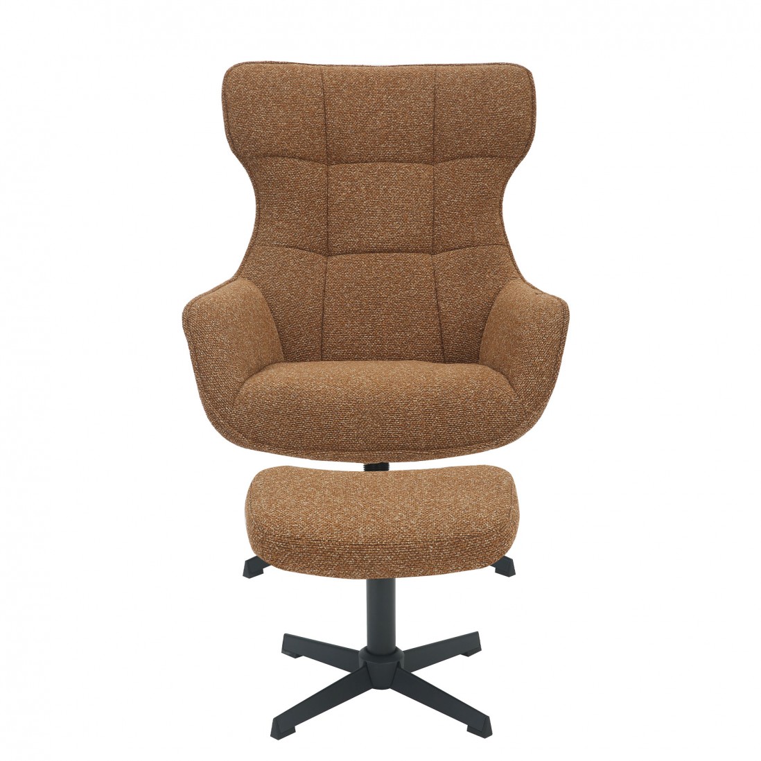 Silln con Sistema Giratorio y Reclinable con Reposapis Rennes Naranja