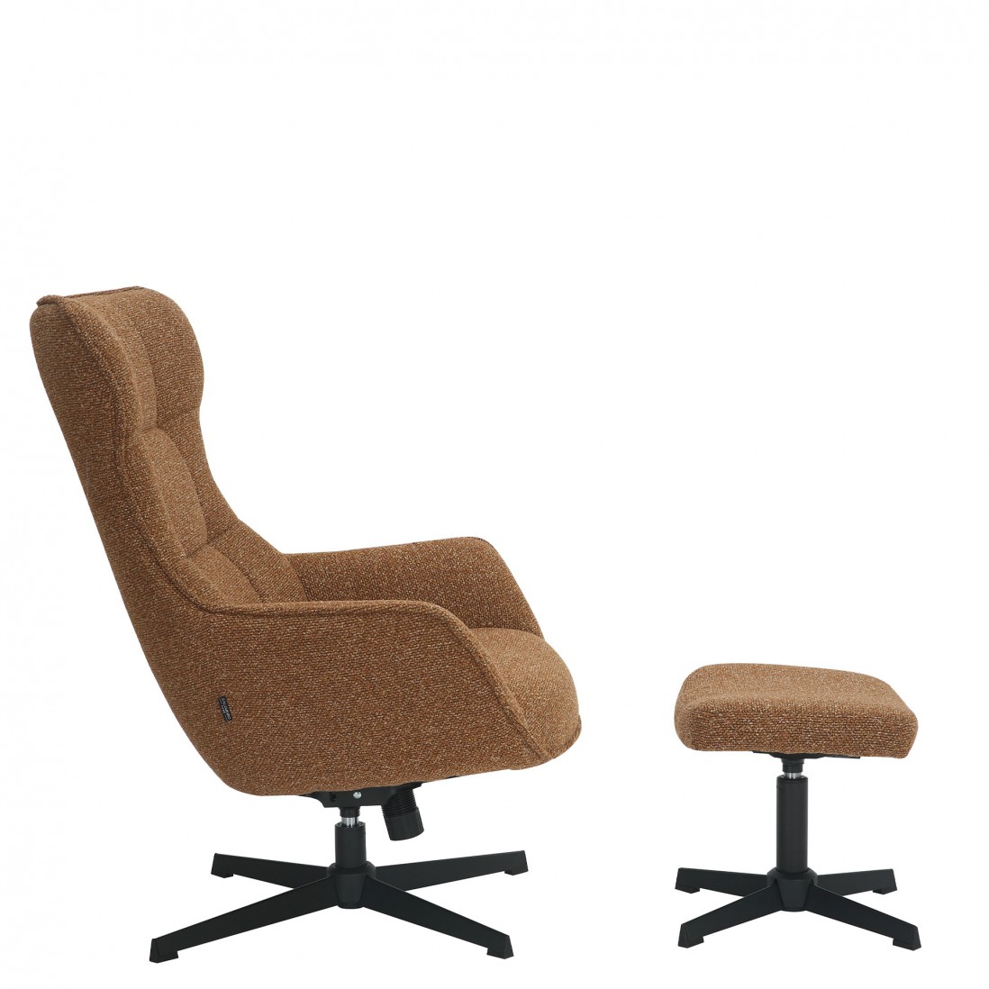 Silln con Sistema Giratorio y Reclinable con Reposapis Rennes Naranja