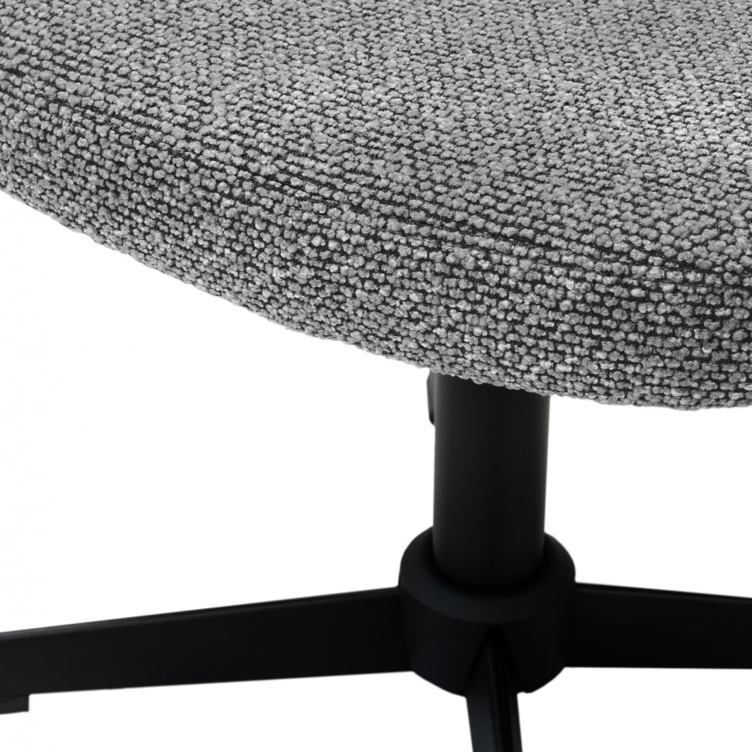 Armchair with Swivel and Reclining System with Footrest Rennes Gray
