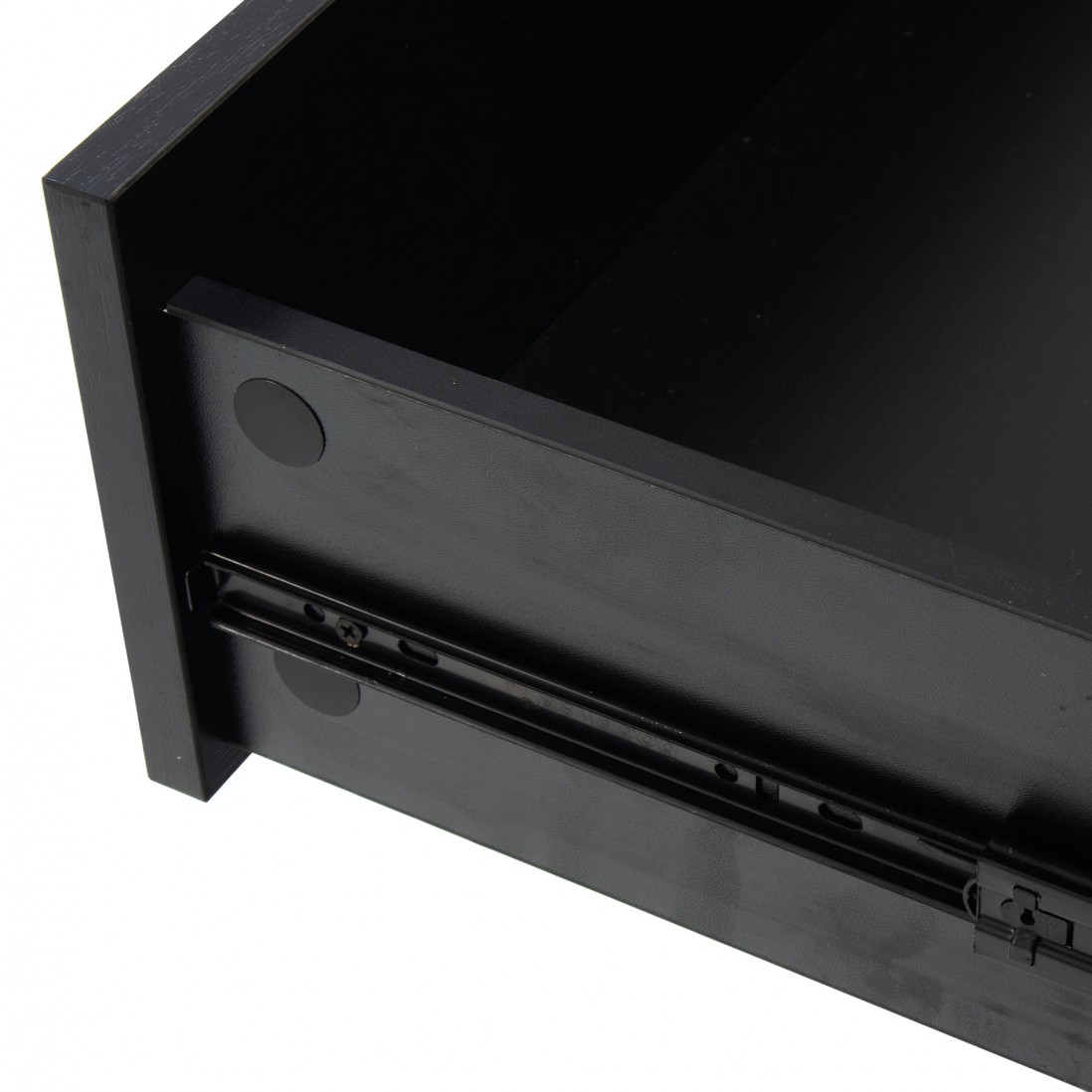 4-Drawer Wooden Chest of Drawers Volans Black
