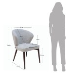 Silla de Comedor de Tejido Annecy Beige