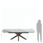 Extensible Dining Table 180(260)X90 cm Columba
