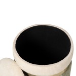 Pouf de Metal e Tecido 092 Verde